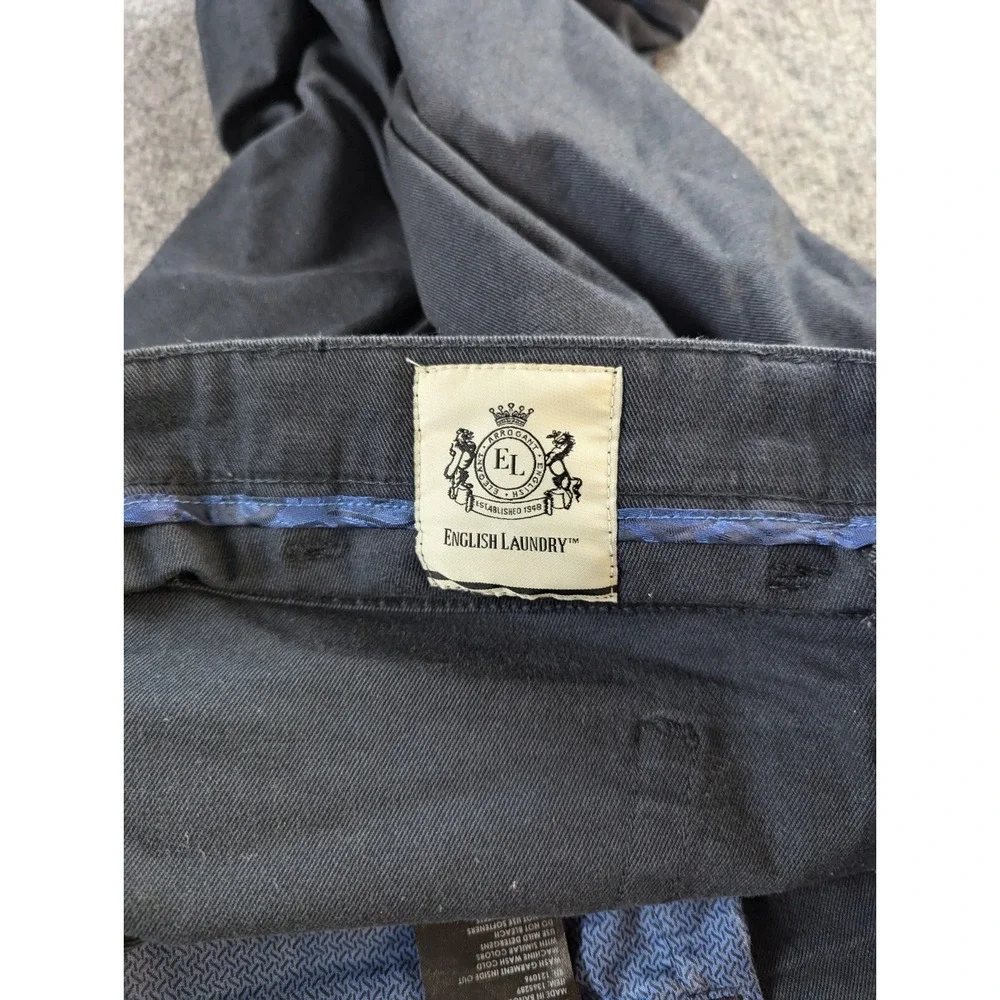 English Laundry Pants Men's 38X30 Blue Chino